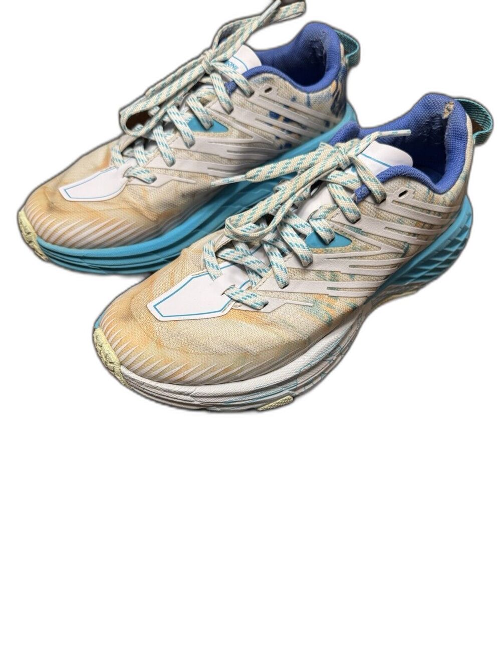 Hoka One One Women's Speedgoat 4 1106527 TGT Blue Running Shoes Sneakers Size 7